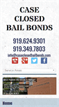 Mobile Screenshot of caseclosedbailbonds.com